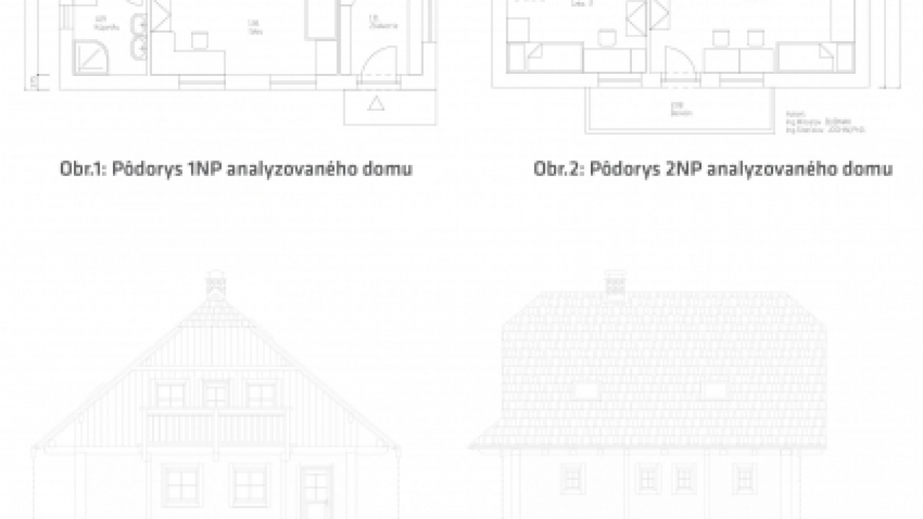 Prevádzkové náklady - pôdorys analyzovaného domu