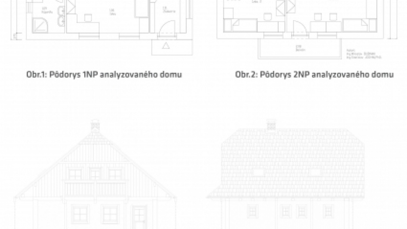 Prevádzkové náklady - pôdorys analyzovaného domu