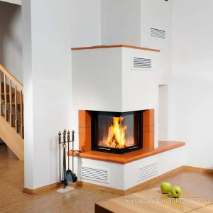 Rohový krb - Ignis Krby