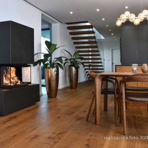 Trojstranný krb - Ignis Krby