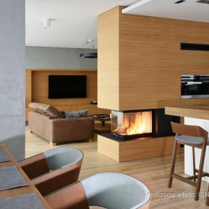 Trojstranný krb - Ignis Krby