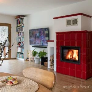 Kachľový rovný krb 2025 - Ignis Krby